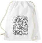 printfashion I hope you step on a lego - Sportzsák, Tornazsák - Fehér (16468082)