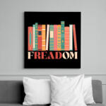 printfashion Freadom - Vászonkép - Fekete (15708692)