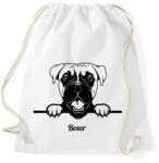 printfashion Boxer - Sportzsák, Tornazsák - Fehér (5115343)