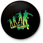 printfashion Floss like a Boss - Kitűző, hűtőmágnes - Fekete (3095526)