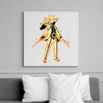 printfashion Naruto Kurama mód - Vászonkép - Fehér (6622737)