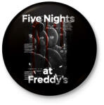 printfashion FNAF - Kitűző, hűtőmágnes - Fekete (14629184)