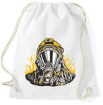 printfashion Tűzoltó - Sportzsák, Tornazsák - Fehér (9177972)