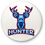 printfashion Gaming Hunter - Kitűző, hűtőmágnes - Fehér (5145522)