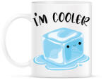 printfashion I'm cooler - Bögre - Fehér (6995229)