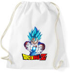 printfashion Dragonball Vegeta - Sportzsák, Tornazsák - Fehér (2048030)