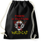 printfashion WILD CAT - Sportzsák, Tornazsák - Fekete (2799677)