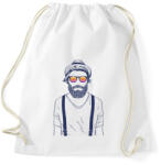 printfashion Hipster - Sportzsák, Tornazsák - Fehér (1247254)