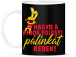 printfashion HÚSVÉTI PÁLINKA - Bögre - Fekete (10491623)