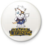 printfashion LOL Rengar - Kitűző, hűtőmágnes - Fehér (3081739)
