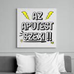 printfashion Aputest - Vászonkép - Fehér (7032566)