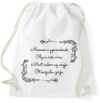 printfashion Anyák napi vers - Sportzsák, Tornazsák - Fehér (13296793)