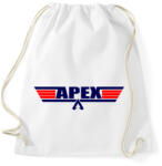 printfashion Apex Legends - TopGun logó - Sportzsák, Tornazsák - Fehér (1598729)