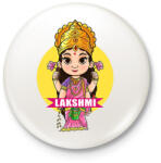 printfashion lakshmi06 - Kitűző, hűtőmágnes - Fehér (15903584)