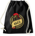 printfashion Spártai edző - Sportzsák, Tornazsák - Fekete (1233801)