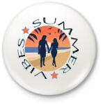 printfashion Nyár - summer vibes - Kitűző, hűtőmágnes - Fehér (4953188)