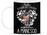 printfashion Megtaláltam a mancsod - Dobermann - Bögre - Fekete (5456693)