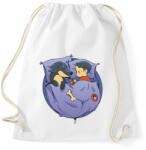 printfashion Tacskó gazdi - Sportzsák, Tornazsák - Fehér (13060946)