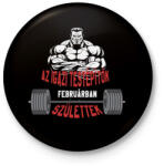 printfashion IT február - Kitűző, hűtőmágnes - Fekete (3099387)