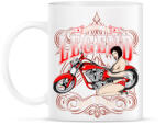 printfashion Legendás motoros - Bögre - Fehér (788480)