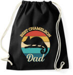 printfashion Chameleon Dad - Sportzsák, Tornazsák - Fekete (10865277)