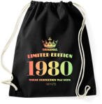 printfashion 1980 - Sportzsák, Tornazsák - Fekete (4464555)