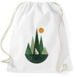 printfashion Farkas és a hegyek 4 - Sportzsák, Tornazsák - Fehér (5233650)