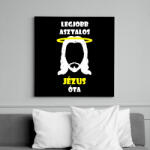 printfashion Legjobb asztalos - Vászonkép - Fekete (6649740)