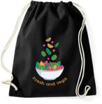 printfashion Fresh and Vega - Sportzsák, Tornazsák - Fekete (6600347)