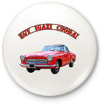 printfashion Wartburgos csoda - Kitűző, hűtőmágnes - Fehér (5718840)