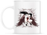 printfashion Holló lány - Bögre - Fehér (787353)