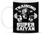 printfashion Training to go super saiyan - Bögre - Fekete (792600)