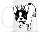 printfashion Francia bulldog - Bögre - Fehér (2538984)