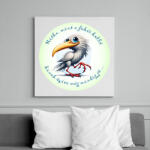 printfashion Ritka, mint a fehér holló. . . - Vászonkép - Fehér (15867282)