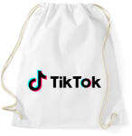 printfashion TikTok - Sportzsák, Tornazsák - Fehér (2489666)