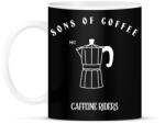 printfashion SONSOFCOFFEE - Bögre - Fekete (11438131)
