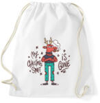 printfashion Karácsonyi kedv - kedvetlen - Sportzsák, Tornazsák - Fehér (5527352)