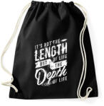 printfashion Hosszú élet - Sportzsák, Tornazsák - Fekete (2343209)