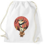 printfashion Cat Shinobi - Sportzsák, Tornazsák - Fehér (5420353)