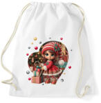 printfashion Kislány ajándékokkal - Sportzsák, Tornazsák - Fehér (15291811)