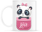 printfashion Panda a zsebben - Bögre - Fehér (4788044)