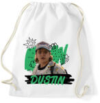 printfashion Dustin - Stranger Things - Sportzsák, Tornazsák - Fehér (11605501)