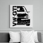printfashion VW GTI - Vászonkép - Fehér (6624729)