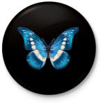 printfashion Pillangó - Kitűző, hűtőmágnes - Fekete (6115693)