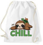 printfashion Just chill - Sportzsák, Tornazsák - Fehér (13404380)