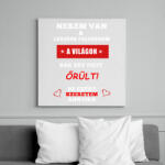 printfashion A FELESÉGEM - Vászonkép - Fehér (6627162)
