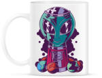 printfashion Űrlény rágóautomata - Bögre - Fehér (11663197)