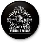 printfashion Eltökélt - Kitűző, hűtőmágnes - Fekete (3091368)