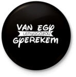 printfashion A büszke apa - Kitűző, hűtőmágnes - Fekete (3099879)