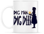 printfashion Big Man Big Beer (version 1) - Bögre - Fehér (13059701)